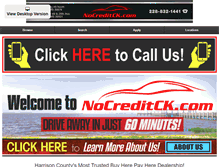 Tablet Screenshot of nocreditck.com